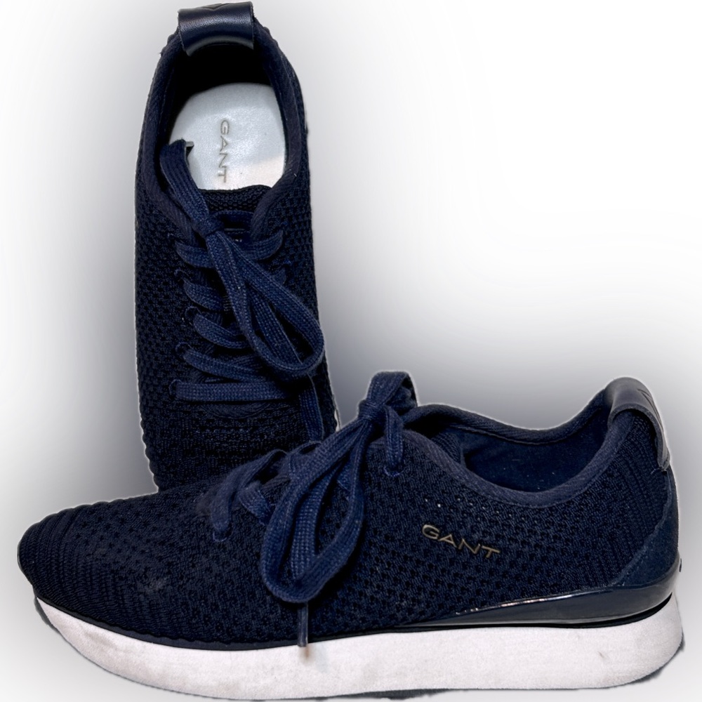Gant Bevinda Marine Knit Trainers